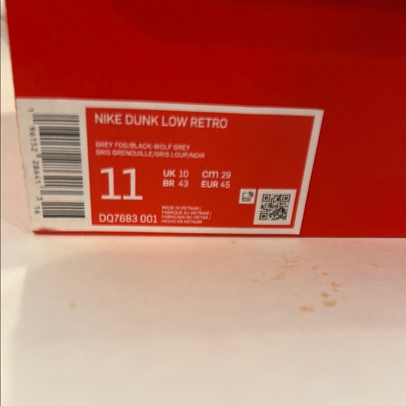 Nike Dunk Low Retro 
Grey fog/black -wolf grey - Picture 2 of 12